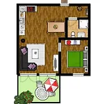 アパート Hanseresidenz I Whg 16 ボルテンハーゲン