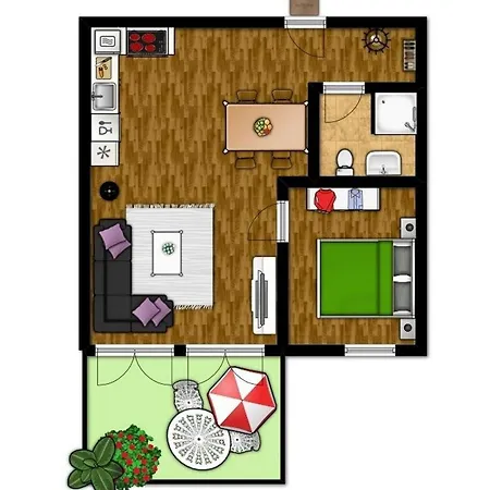 Appartement Hanseresidenz I Whg 16 Boltenhagen (Ostseebad)